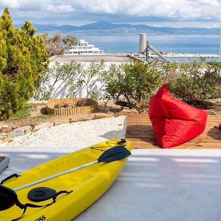 Splash With Amazing Sea Views In Piso Livadi Exterior photo