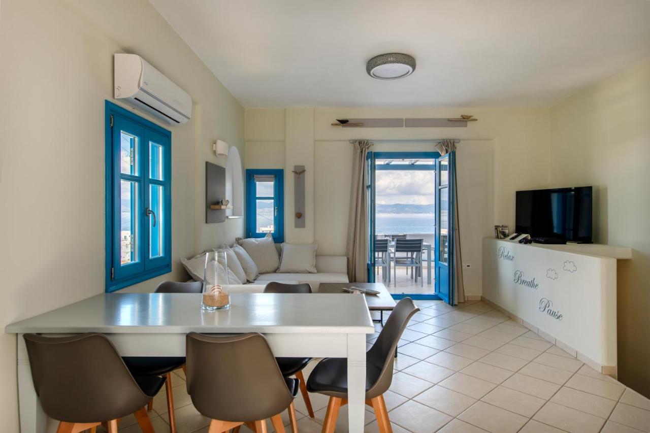 Splash With Amazing Sea Views In Piso Livadi Exterior photo