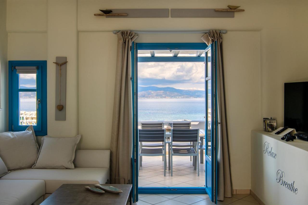 Splash With Amazing Sea Views In Piso Livadi Exterior photo